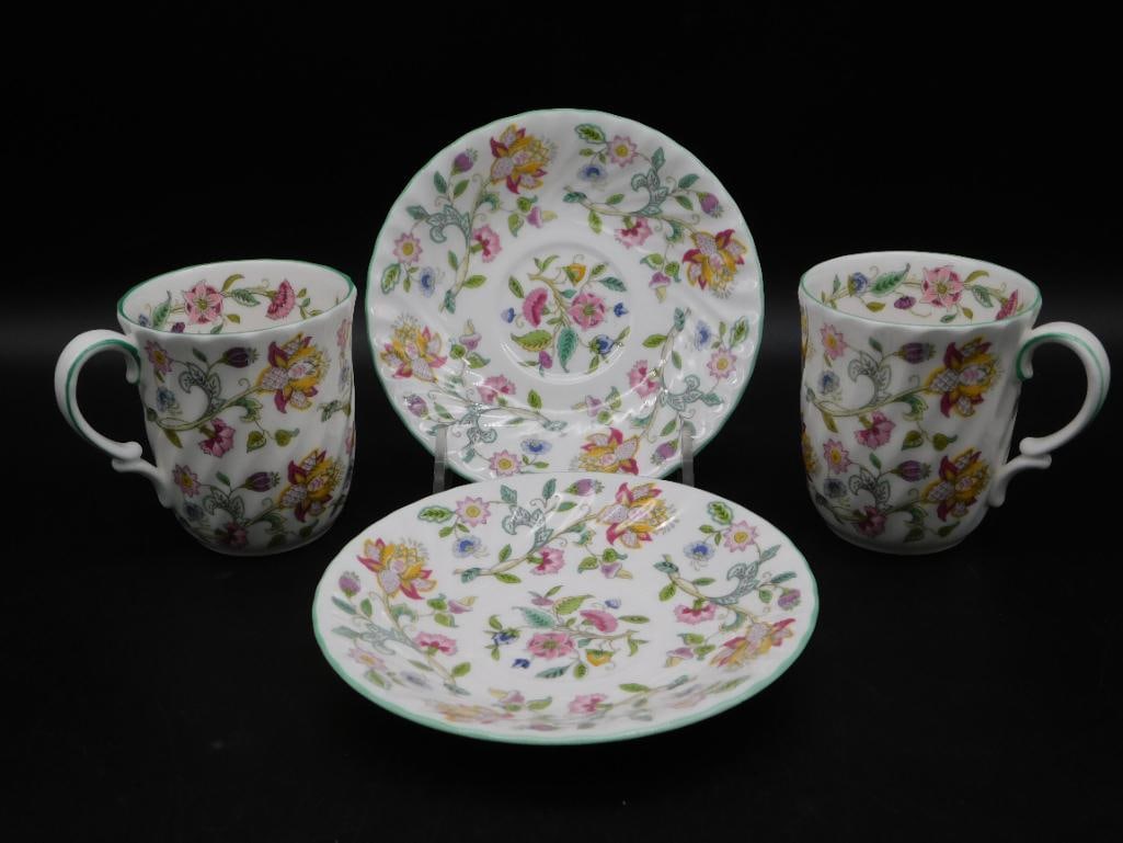 HADDON HALL MINTON BONE CHINA ENGLISH DISHES VINTAGE ANTIQUE: HADDON HALL MINTON BONE CHINA ENGLISH DISHES VINTAGE ANTIQUE