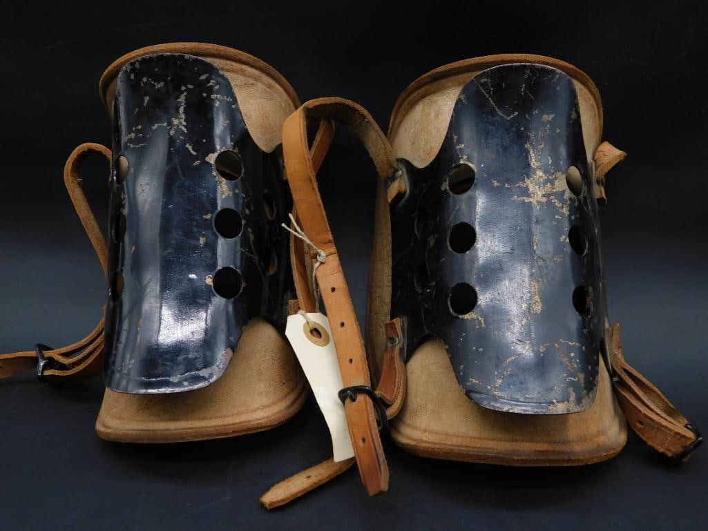 RARE CENTAUR HUNTER JUMPER SHIN GUARDS VINTAGE ANTIQUE: RARE CENTAUR HUNTER JUMPER SHIN GUARDS VINTAGE ANTIQUE