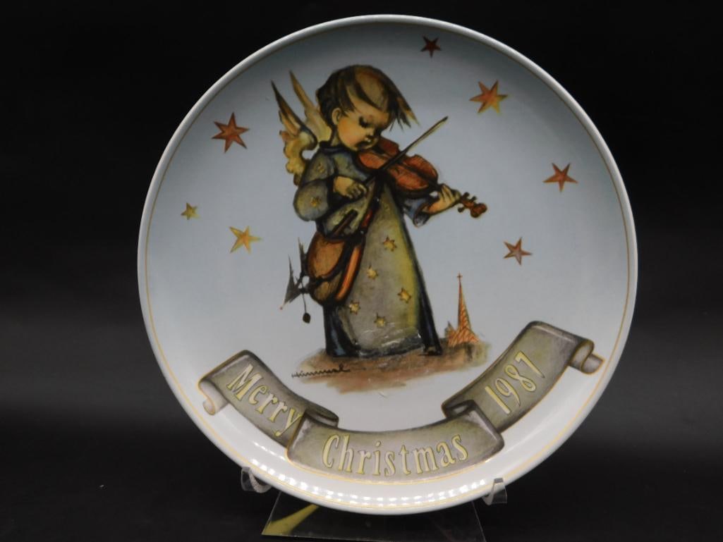 GOEBEL HUMMELL CELESTIAL MUSICIAN COLLECTOR CHRISTMAS PLATE VINTAGE ANTIQUE: GOEBEL HUMMELL CELESTIAL MUSICIAN COLLECTOR CHRISTMAS PLATE VINTAGE ANTIQUE