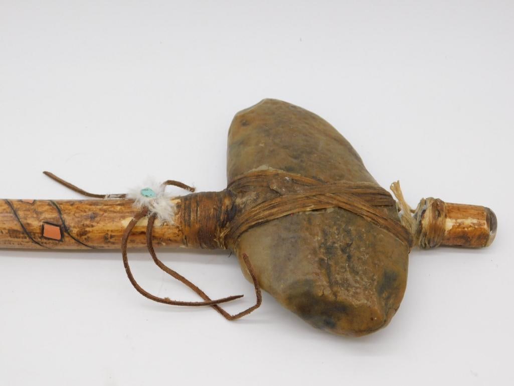 STONE HEAD CLUB ROCK STONE LAPIDARY SPECIMEN (1 of 4)