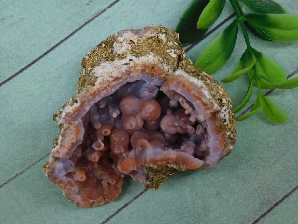 COBALT CALCITE STALACTITES ROCK STONE LAPIDARY SPECIMEN (1 of 2)