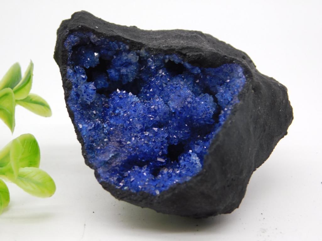 BLUE GEODE ROCK STONE LAPIDARY SPECIMEN (1 of 2)