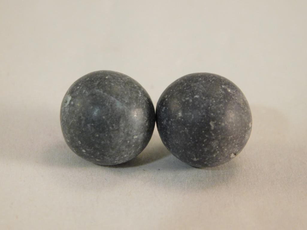 FOUND CLAY MARBLES 1830S GEORGIA FACTORY ROCK STONE LAPIDARY SPECIMEN: FOUND CLAY MARBLES 1830S GEORGIA FACTORY ROCK STONE LAPIDARY SPECIMEN