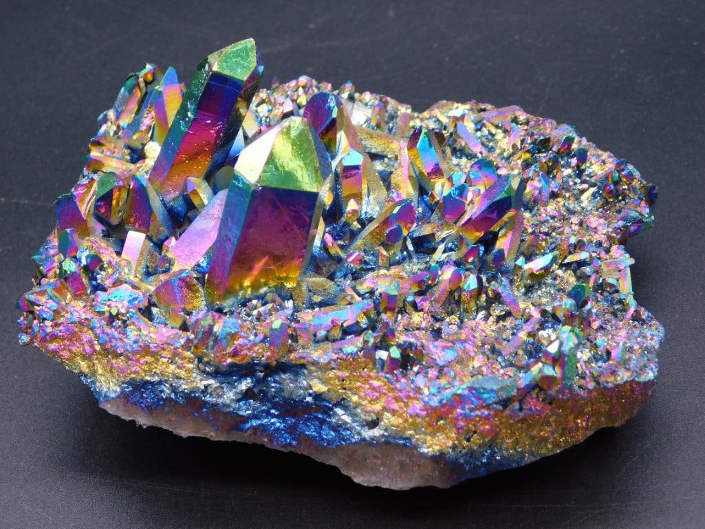 TITANIUM AMETHYST ROCK STONE LAPIDARY SPECIMEN (1 of 2)