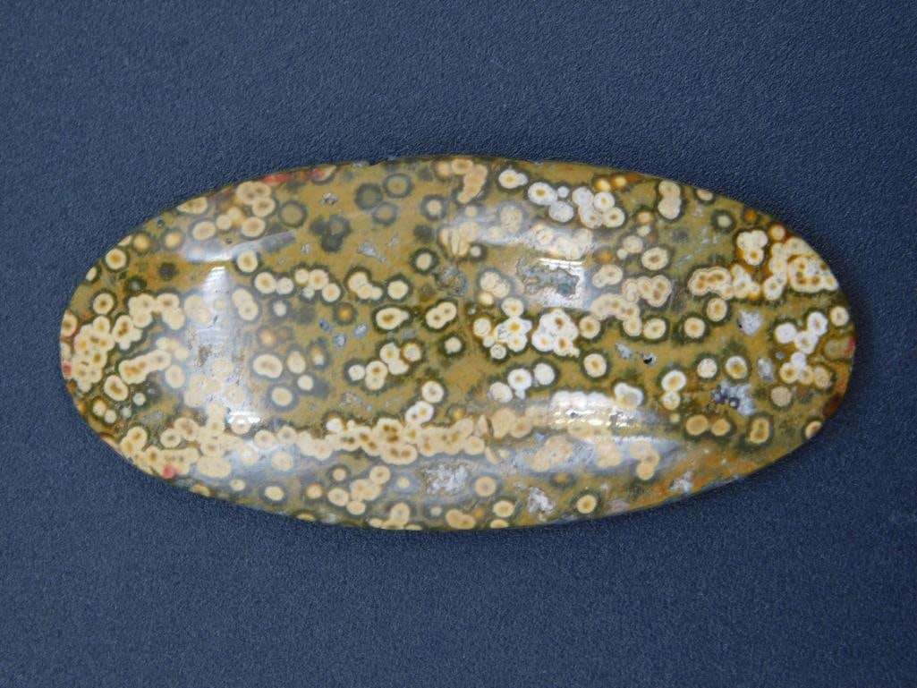 OCEAN JASPER CABOCHON ROCK STONE LAPIDARY SPECIMEN (1 of 2)