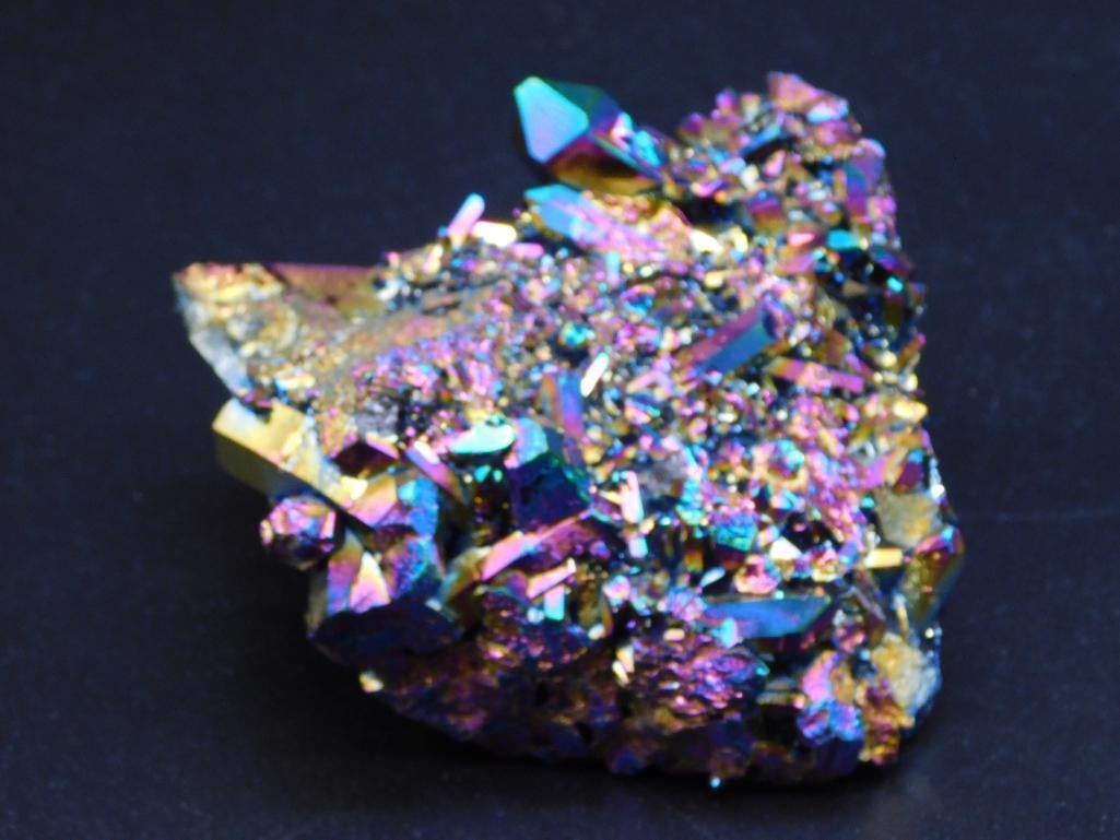 TITANIUM AMETHYST ROCK STONE LAPIDARY SPECIMEN (1 of 2)