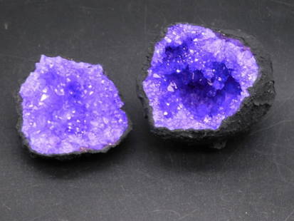 PURPLE GEODE ROCK STONE LAPIDARY SPECIMEN: PURPLE GEODE ROCK STONE LAPIDARY SPECIMEN