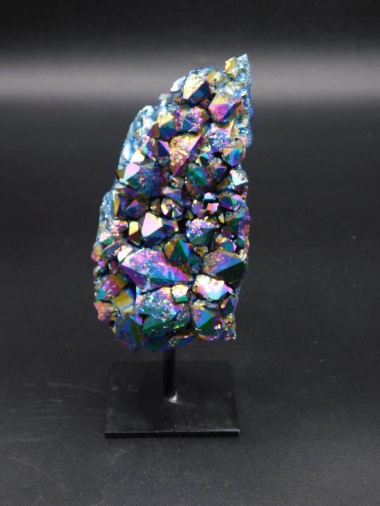 TITANIUM AMETHYST DISPLAY ROCK STONE LAPIDARY SPECIMEN (1 of 2)