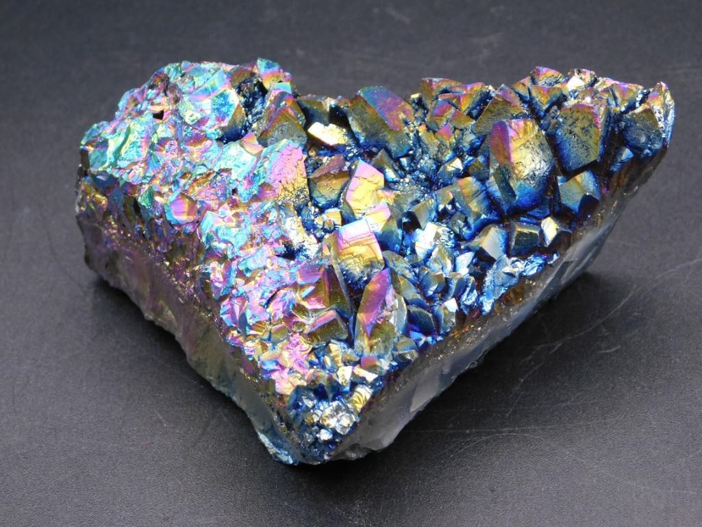 TITANIUM AMETHYST ROCK STONE LAPIDARY SPECIMEN (1 of 2)