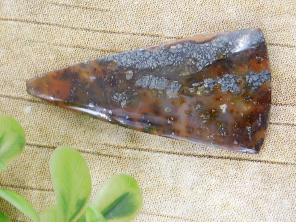 AGATE CABOCHON ROCK STONE LAPIDARY SPECIMEN: AGATE CABOCHON ROCK STONE LAPIDARY SPECIMEN