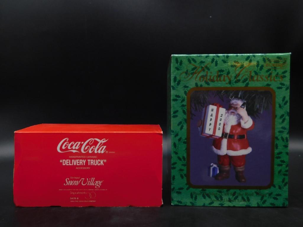 COCA-COLA CHRISTMAS ORNAMENTS: COCA-COLA CHRISTMAS ORNAMENTS