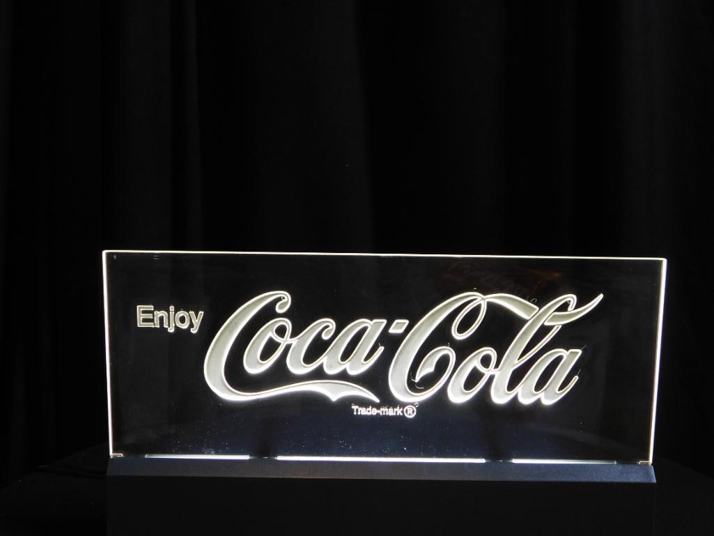 ENJOY COCA-COLA LIGHT UP SIGN (1 of 5)