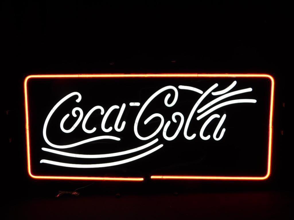 COCA-COLA LIGHT UP NEON SIGN (1 of 4)