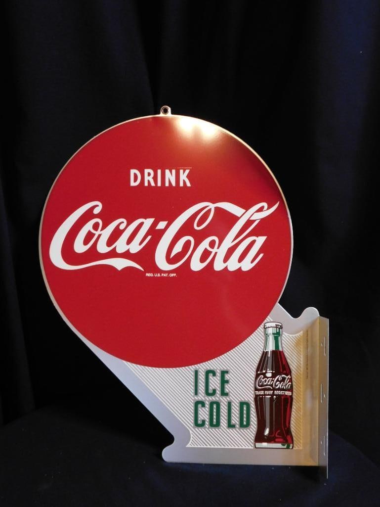 DRINK COCA-COLA FLANGE SIGN (1 of 3)