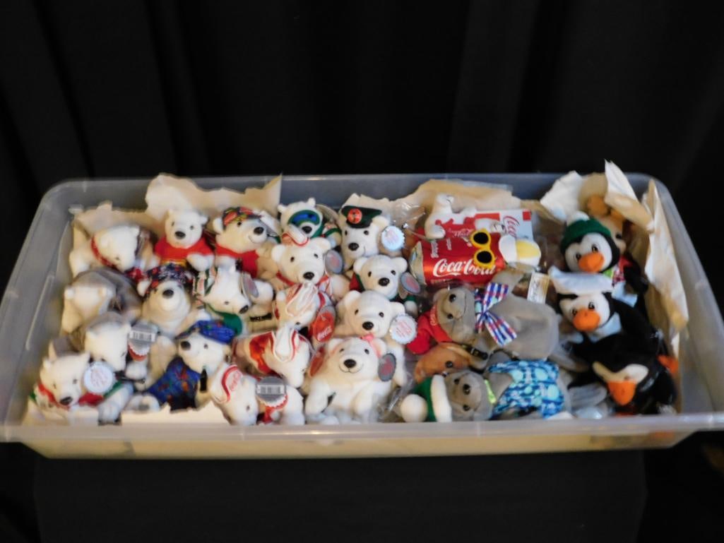 COCA-COLA MIXED PLUSH LOT (1 of 5)