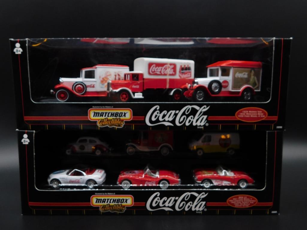 COCA-COLA MATCHBOX DIE CAST CAR SETS LOT OF 6 (1 of 4)
