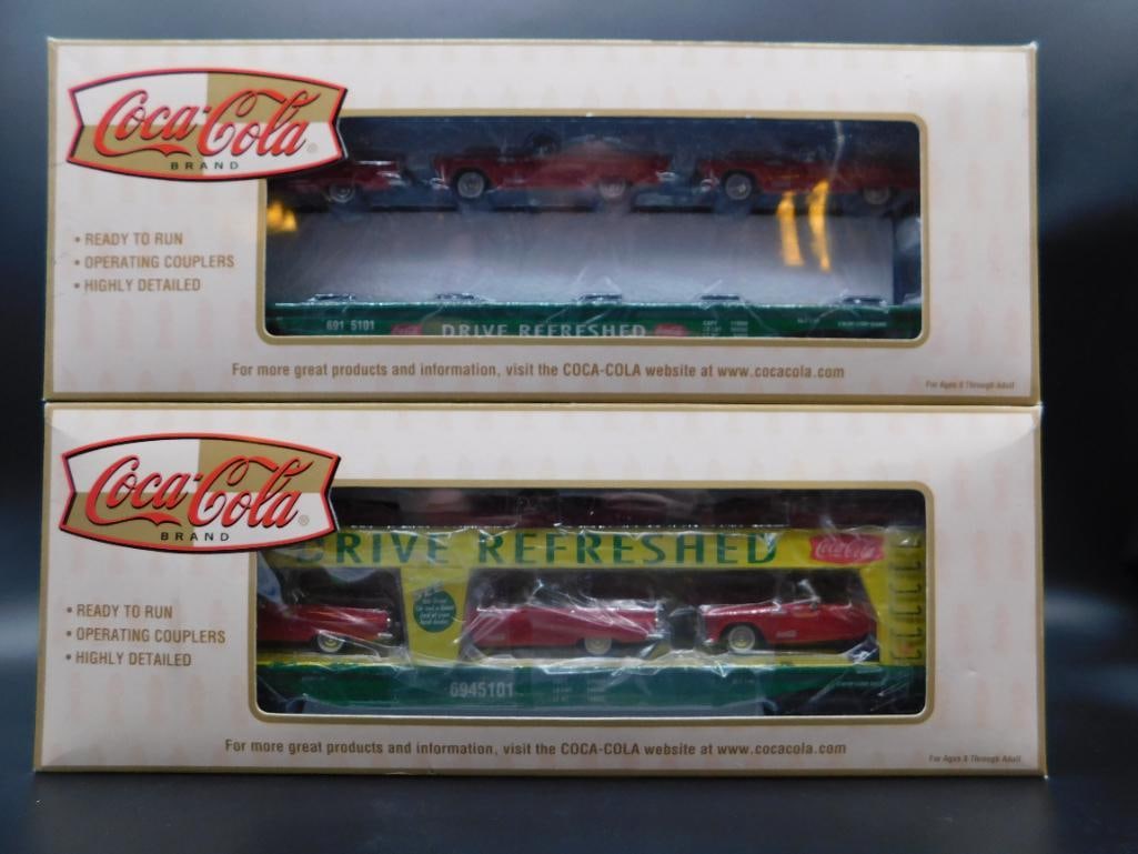 COCA-COLA DIE CAST COLLECTIBLE CARS LOT OF 6: COCA-COLA DIE CAST COLLECTIBLE CARS LOT OF 7