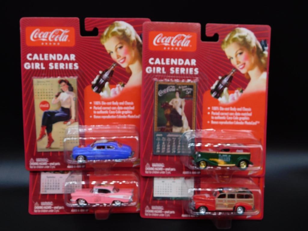 COCA-COLA CALENDAR GIRL SERIES LOT OF 4 (1 of 4)