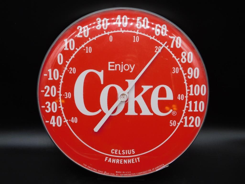 COCA-COLA WALL THERMOMETER (1 of 3)