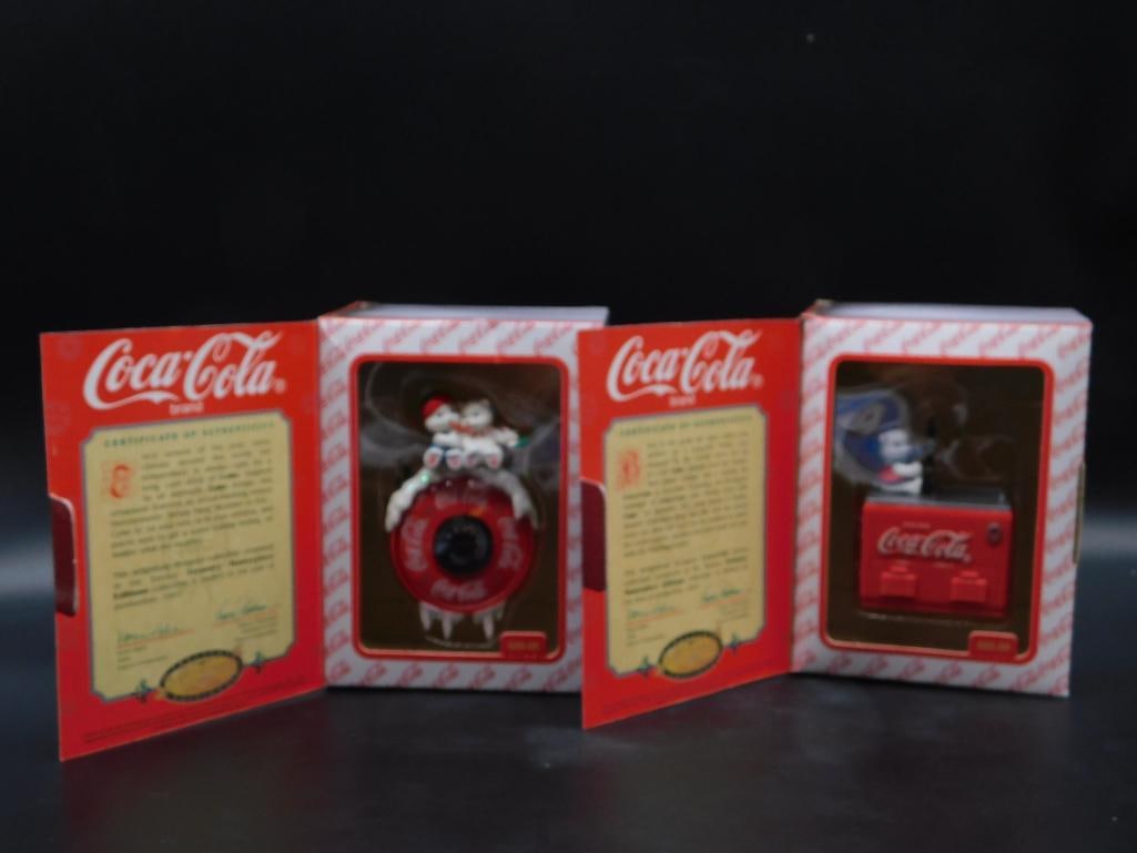 COCA-COLA CHRISTMAS ORNAMENTS: COCA-COLA CHRISTMAS ORNAMENTS