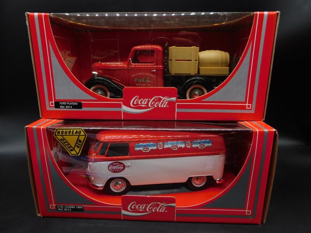COCA-COLA DIE CAST TRUCK AND VAN (1 of 2)