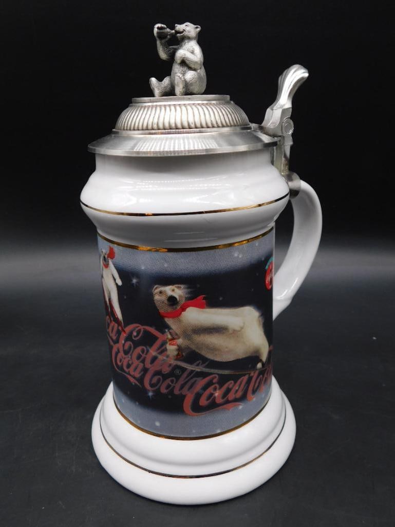 COCA-COLA POLAR BEAR STEIN: COCA-COLA POLAR BEAR STEIN