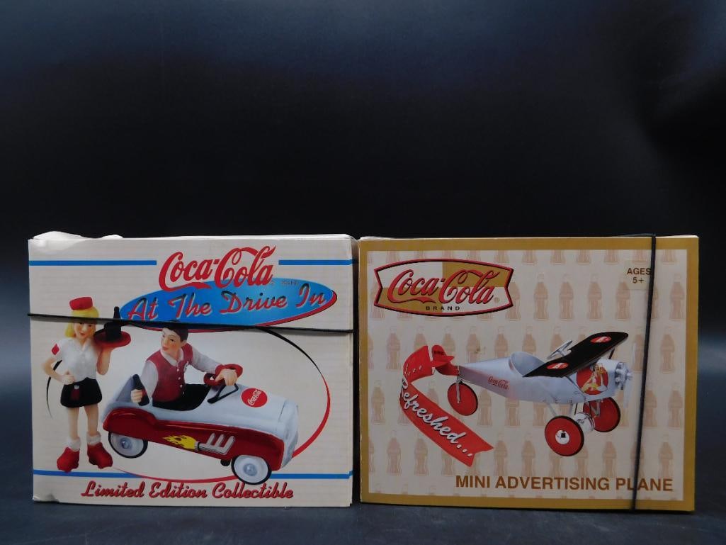COCA-COLA DRIVE IN CAR AND MINI ADVERTISING PLANE (1 of 2)