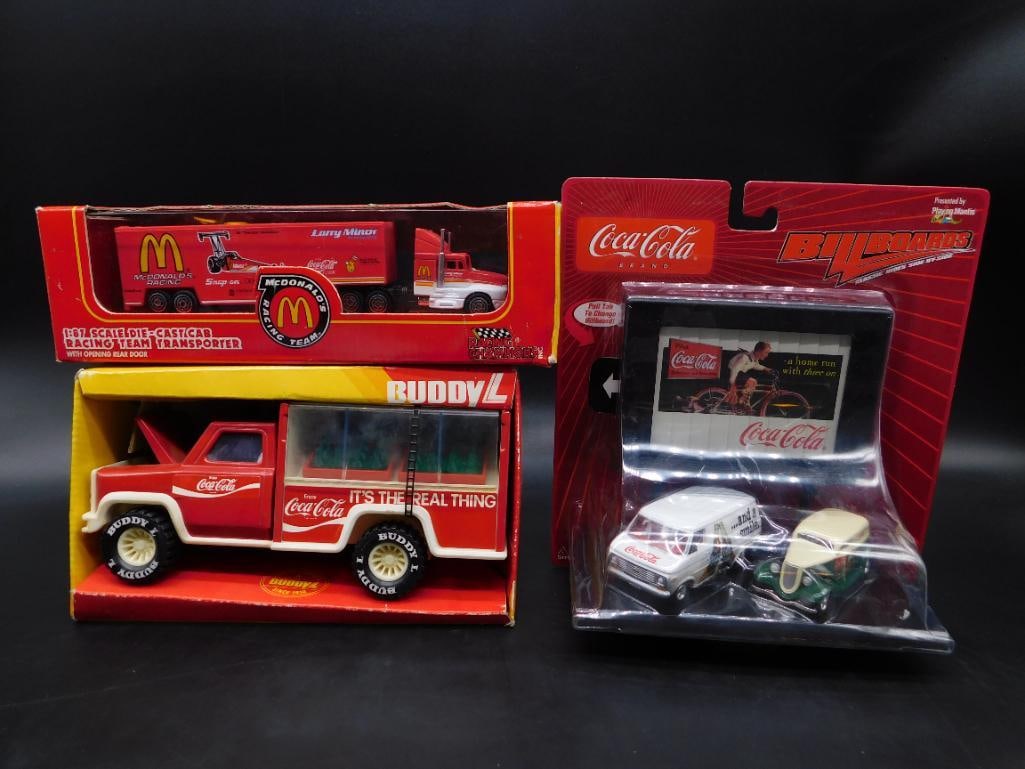 COCA-COLA DIE CAST MIXED LOT (1 of 4)