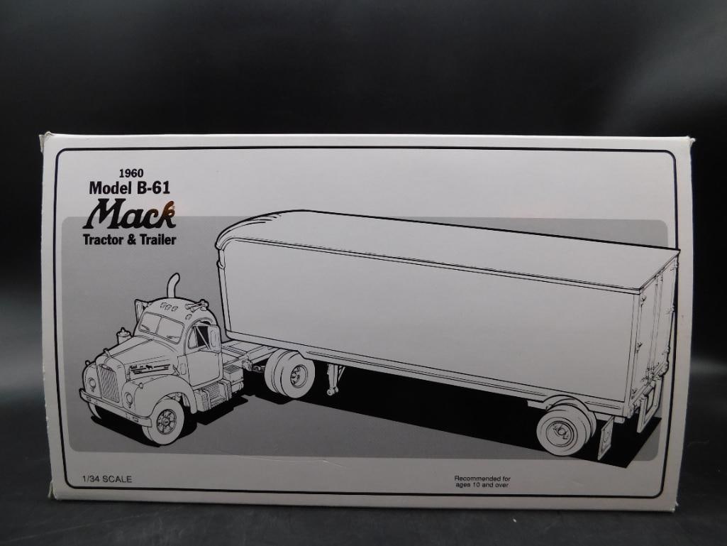 1960 MODEL B-61 MACK TRACTOR AND TRAILER (1 of 3)