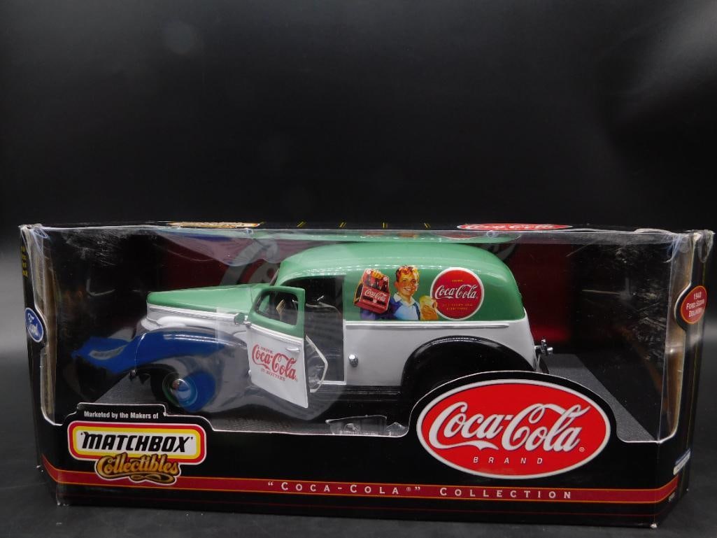 COCA-COLA MATCHBOX DIE CAST COLLECTIBLES FORD SEDAN DELIVERY TRUCK: COCA-COLA MATCHBOX DIE CAST COLLECTIBLES FORD SEDAN DELIVERY TRUCK