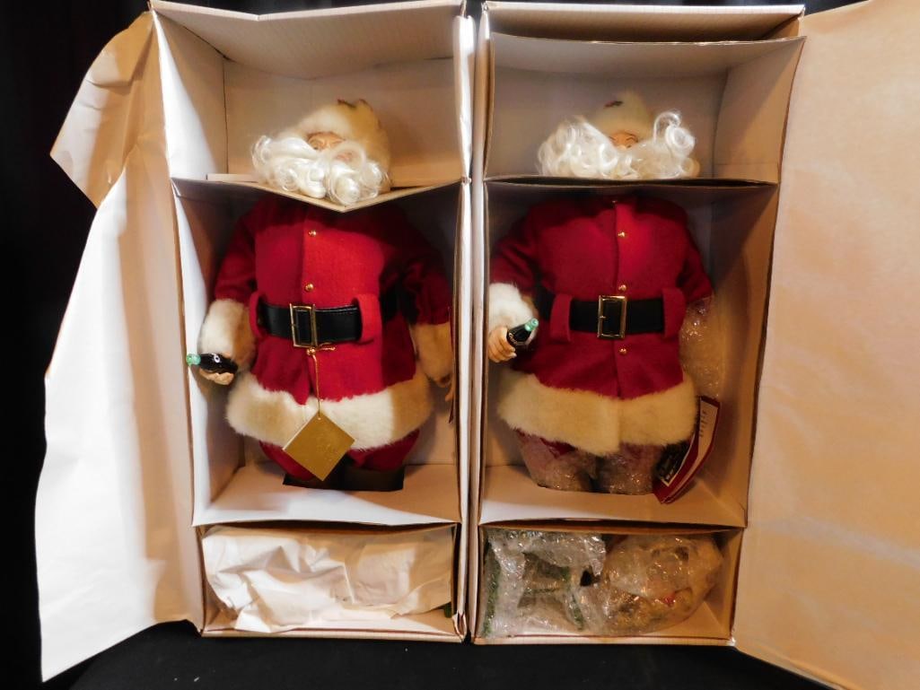 COCA-COLA HERITAGE COLLECTION SANTA DOLLS LOT OF 2 (1 of 7)