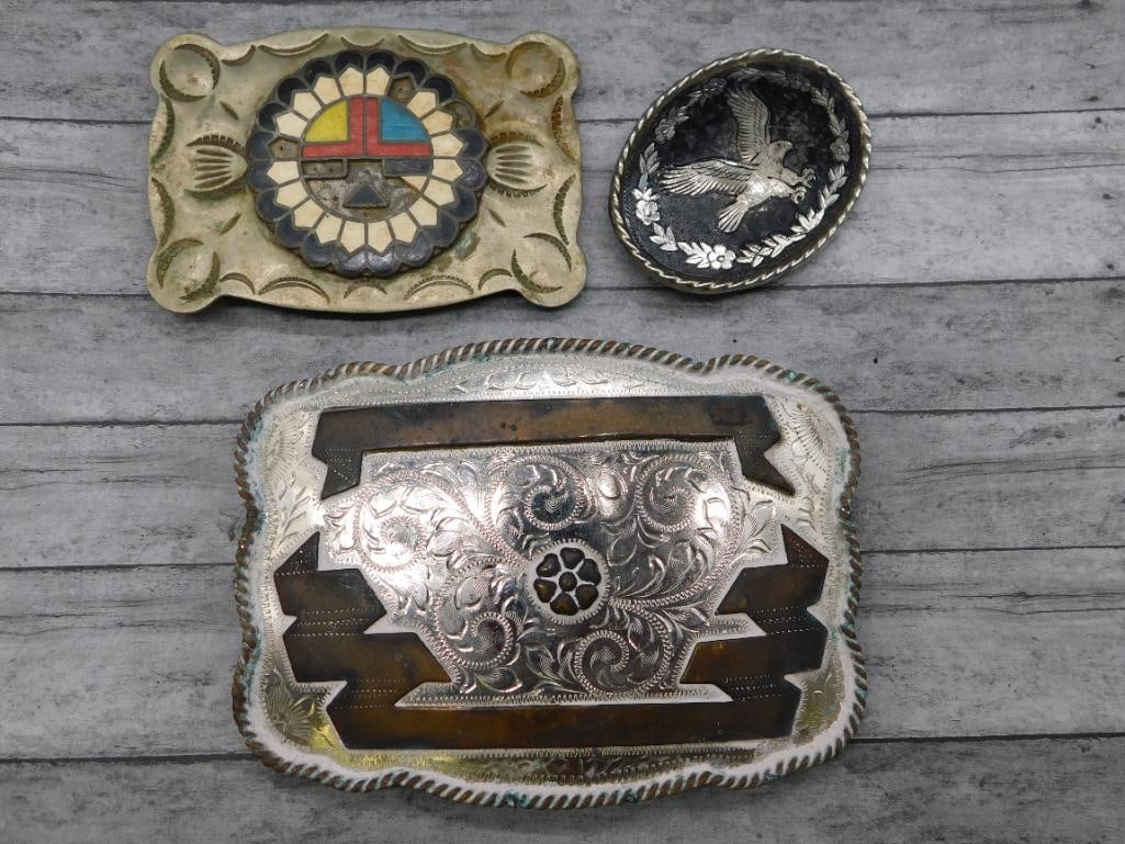VINTAGE BELT BUCKLES: VINTAGE BELT BUCKLES
