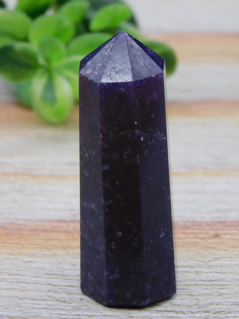 BLUE GOLDSTONE OBELISK ROCK STONE LAPIDARY SPECIMEN: BLUE GOLDSTONE OBELISK ROCK STONE LAPIDARY SPECIMEN