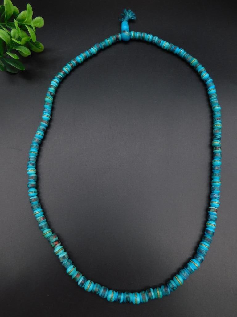 AFRICAN TRADE BEADS ROCK STONE LAPIDARY SPECIMEN (1 of 3)