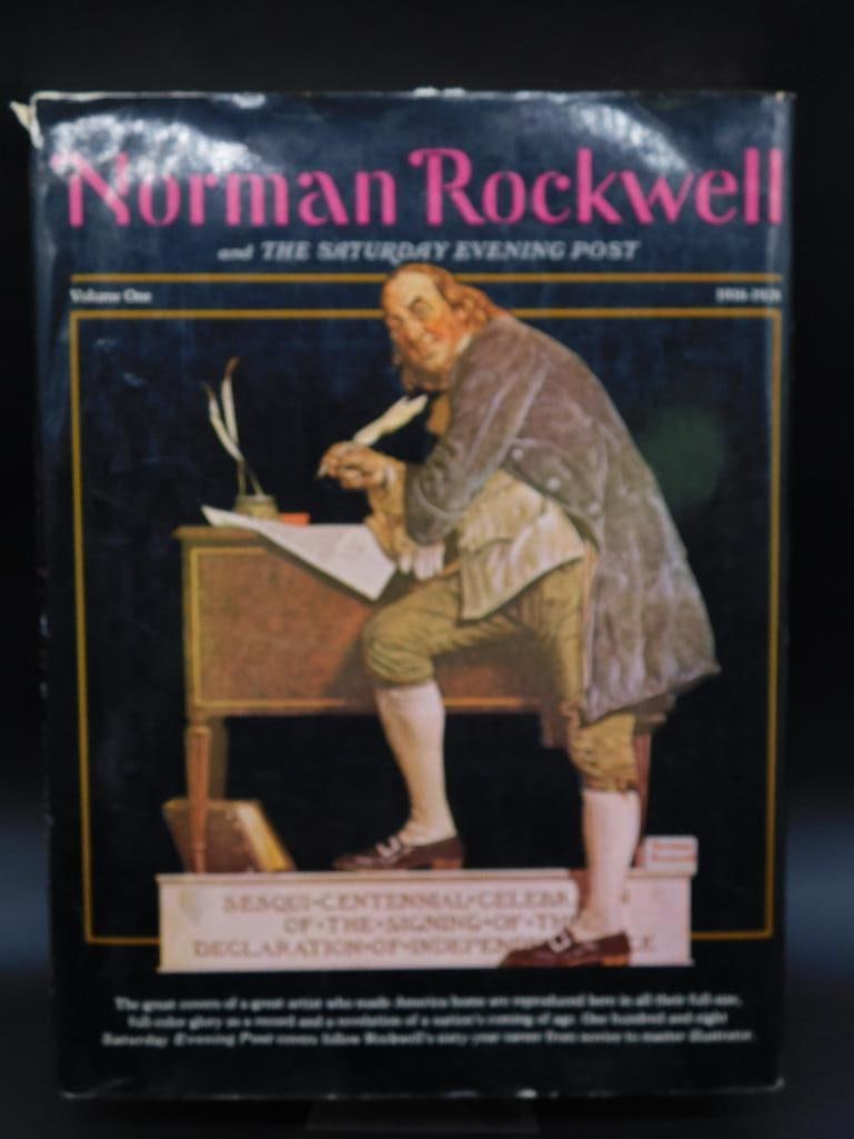 1976 NORMAN ROCKWELL AND THE SATURDAY EVENING POST BOOK VINTAGE ANTIQUE: 1976 NORMAN ROCKWELL AND THE SATURDAY EVENING POST BOOK VINTAGE ANTIQUE