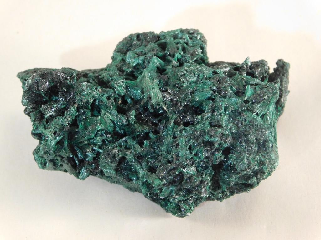 FIBROUS MALACHITE ROCK STONE LAPIDARY SPECIMEN (1 of 2)
