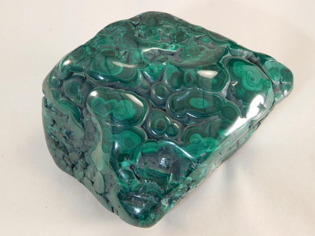 BOTRYOIDAL MALACHITE ROCK STONE LAPIDARY SPECIMEN (1 of 7)