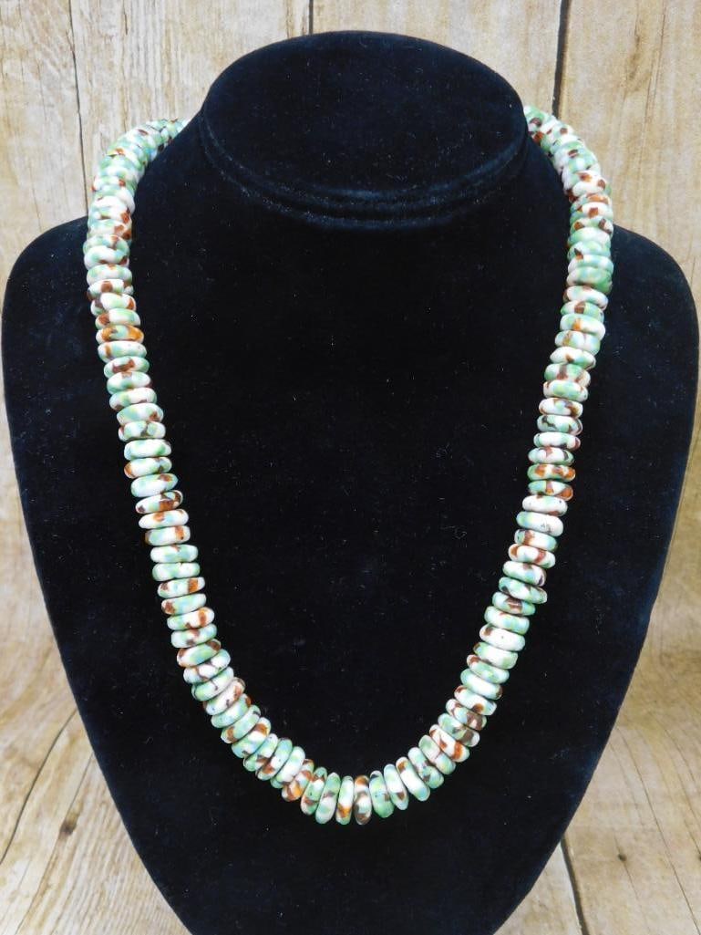 AFRICAN TRADE BEADS ROCK STONE LAPIDARY SPECIMEN (1 of 3)