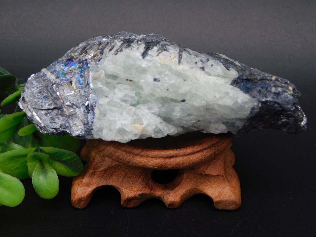 ARSENOPYRITE WITH LABRADORITE ROCK STONE LAPIDARY SPECIMEN (1 of 9)