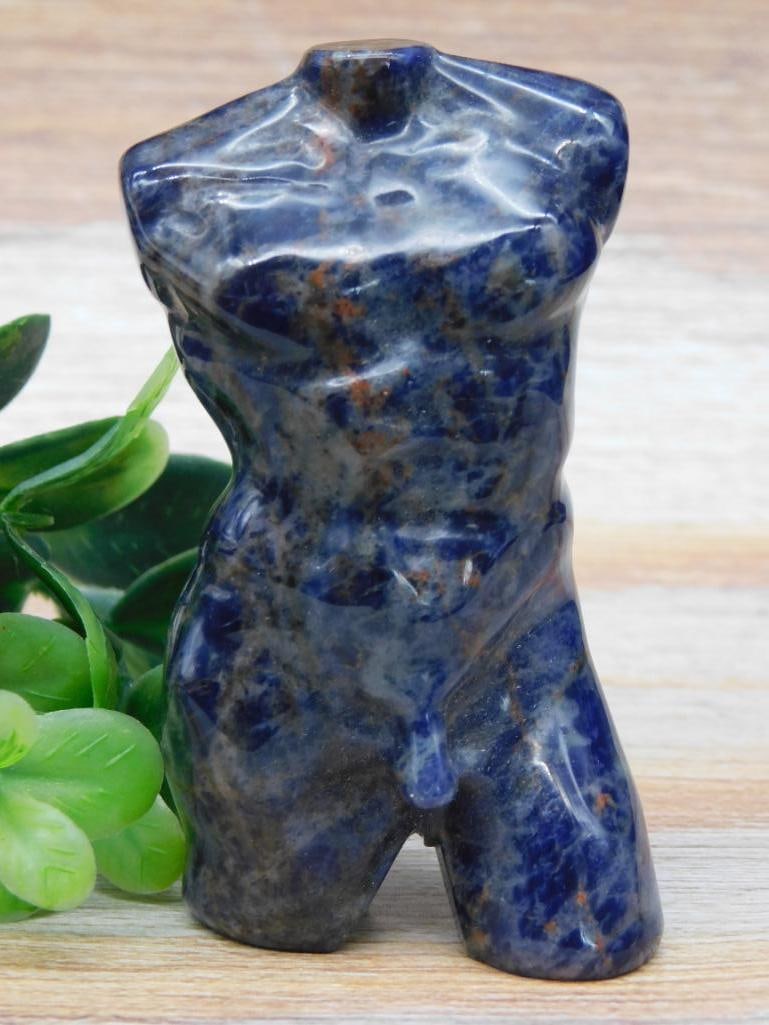 LAPIS LAZULI MALE FORM ROCK STONE LAPIDARY SPECIMEN: LAPIS LAZULI MALE FORM ROCK STONE LAPIDARY SPECIMEN