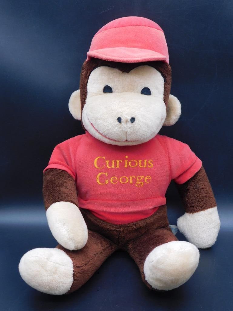 KNICKERBOCKER CURIOUS GEORGE PLUSH TOY VINTAGE ANTIQUE: KNICKERBOCKER CURIOUS GEORGE PLUSH TOY VINTAGE ANTIQUE