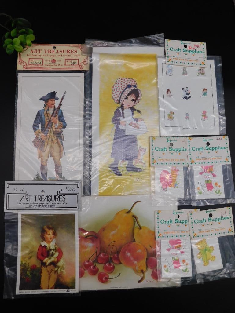 ART TREASURES MIXED CRAFT LOT VINTAGE ANTIQUE (1 of 2)