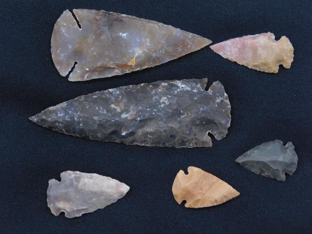 ARTIFACT TOOL DISPLAY ROCK STONE LAPIDARY SPECIMEN (1 of 2)