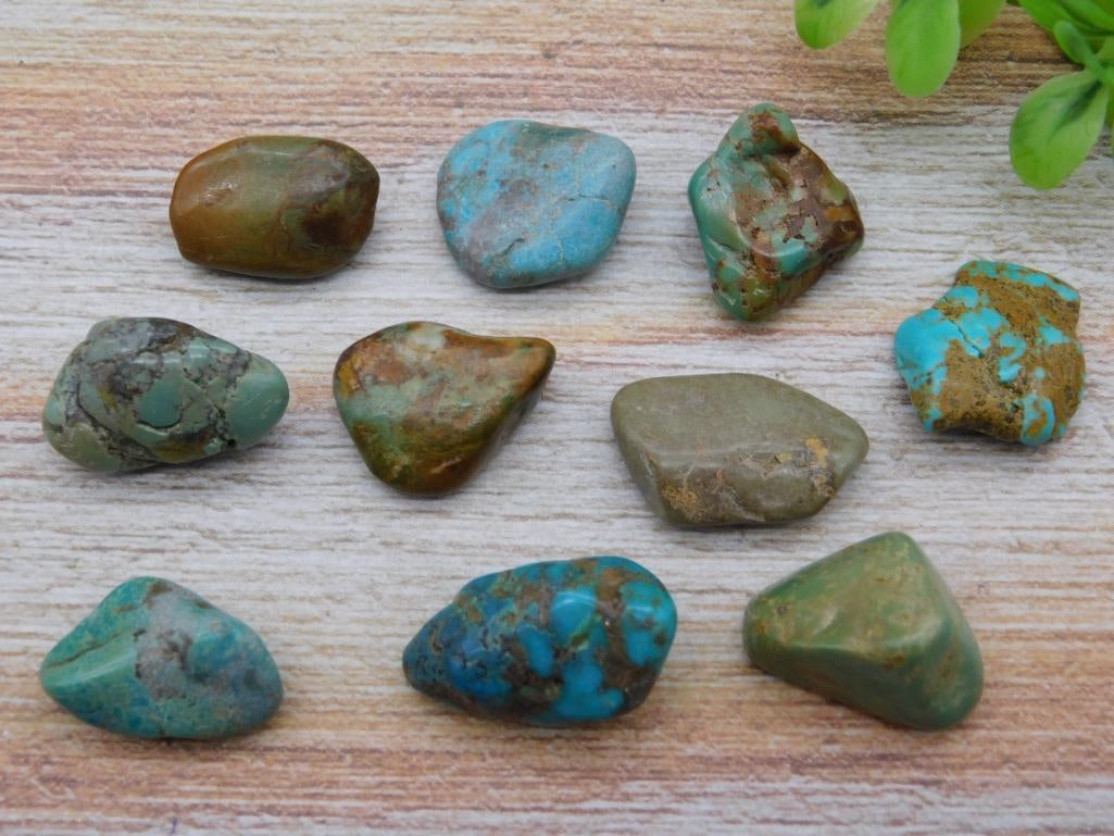 NATURAL TURQUOISE ROCK STONE LAPIDARY SPECIMEN (1 of 2)