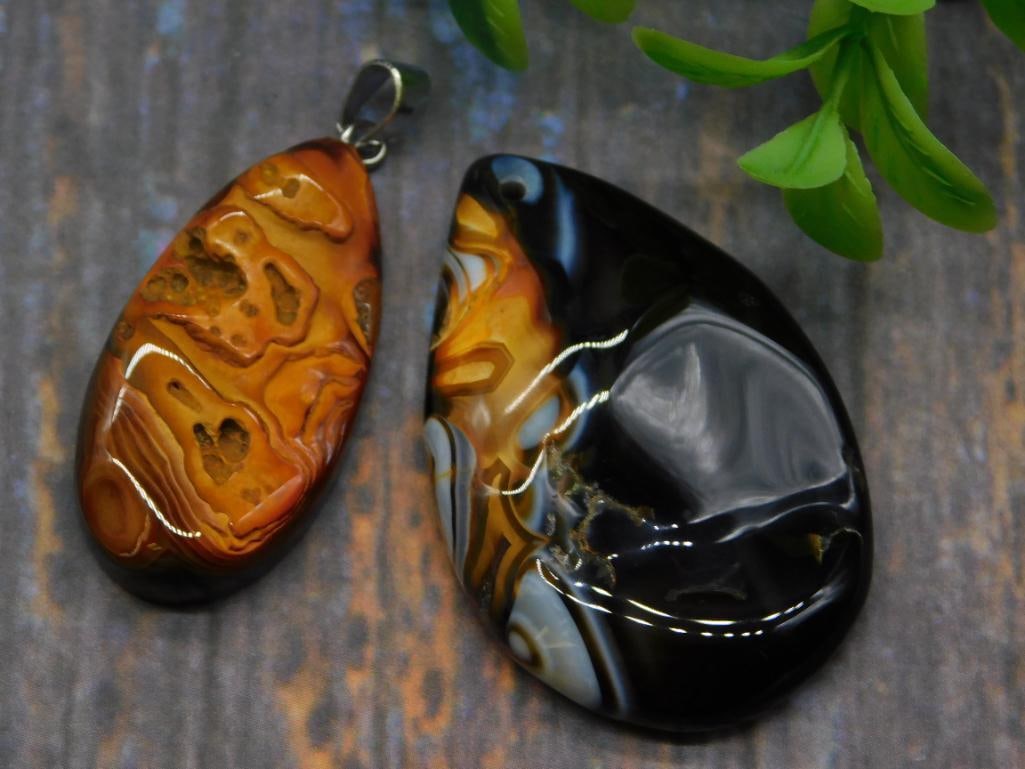 ECLIPSE AGATE ROCK STONE LAPIDARY SPECIMEN: ECLIPSE AGATE ROCK STONE LAPIDARY SPECIMEN