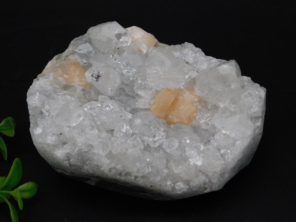 APOPHYLLITE WITH STILBITE CLUSTER ROCK STONE LAPIDARY SPECIMEN (1 of 3)