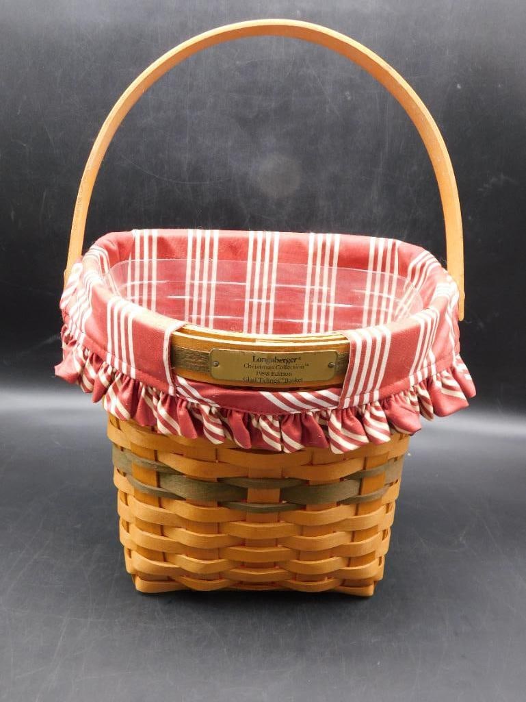 LONGABERGER WOVEN BASKET VINTAGE ANTIQUE: LONGABERGER WOVEN BASKET VINTAGE ANTIQUE