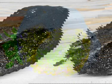 PURPLE AND GOLD GEODE ROCK STONE LAPIDARY SPECIMEN