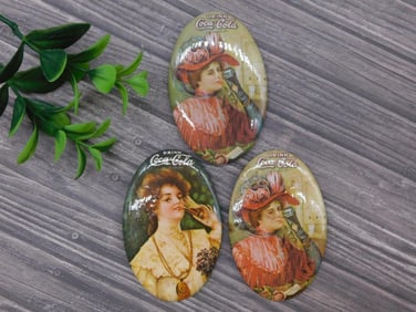 COCA-COLA ADVERTISING POCKET MIRRORS