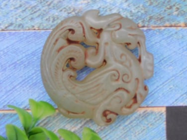 CARVED JADE ROCK STONE LAPIDARY SPECIMEN